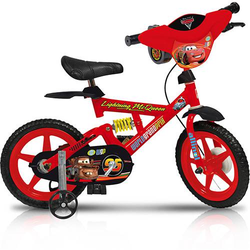 Tamanhos, Medidas e Dimensões do produto Bicicleta X-Bike Brinquedos Bandeirante Carros 2 Aro 12" Vermelha