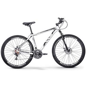 Bicicleta Xks Aro 29 Alumínio Freio a Disco 21v Kit Shimano - Branca com Preto - Quadro 19 - Branco
