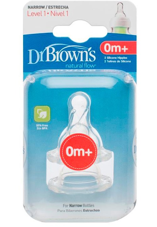 2 Bicos Silicone Clássica Fase 1 Dr.Browns
