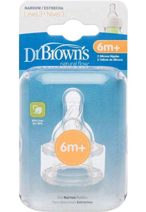 2 Bicos Silicone Clássica Fase 3 Dr.Browns