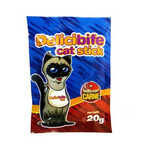 Tudo sobre 'Bifinho para Gatos Delicibife Cat Carne Deliciosso - 20 G'
