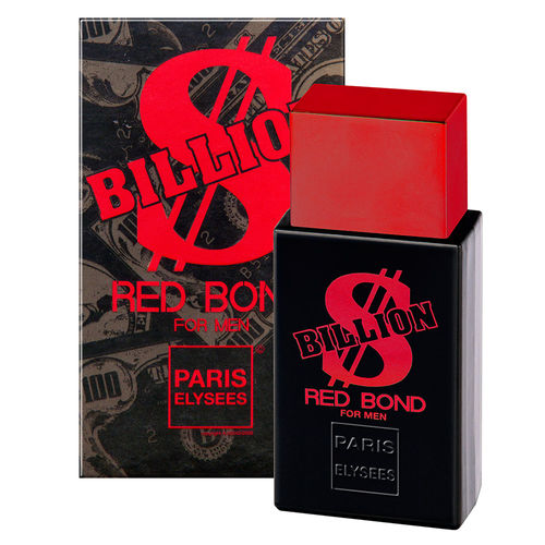 Billion Red Bond Eau de Toilette Paris Elysees - Perfume Masculino 100ml