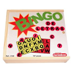 Bingo de Letras Carimbras Ref. 3140