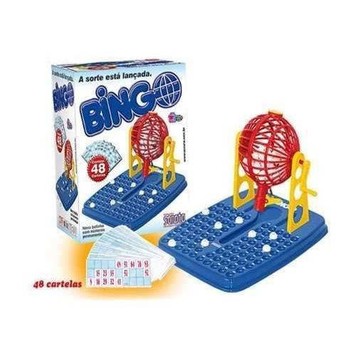 Bingo Jogo Divertido 48 Cartelas Globo com Numeros