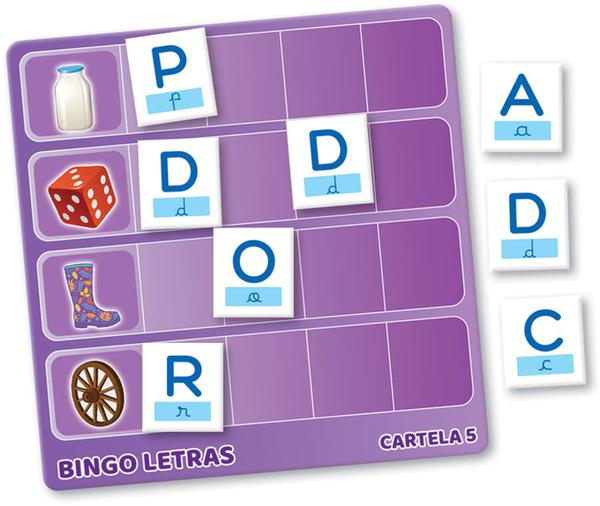 Bingo Letras 5 a 8 ANOS - Grow