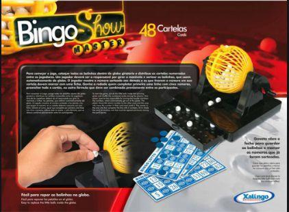 Bingo Show 48 Cartelas C/gaveta - Xalingo