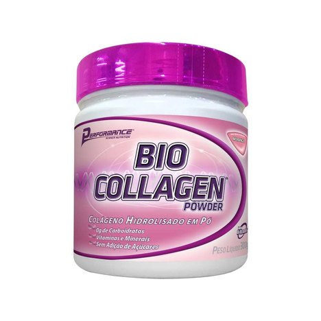 Bio Collagen Powder Performance 300G - Morango
