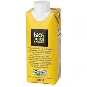 BiO2 Juice Banana 330ml 1 Unidade - BiO2