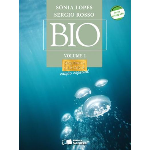 Bio Sonia Lopes Sequencia Classica - Vol 1 - Saraiva