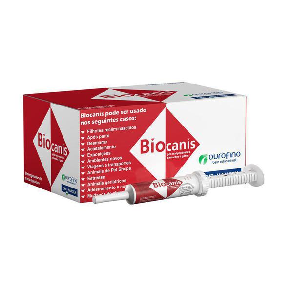Biocanis Ourofino 14 G - Suplemento Probiótico para Cães e Gatos - 12 Un.