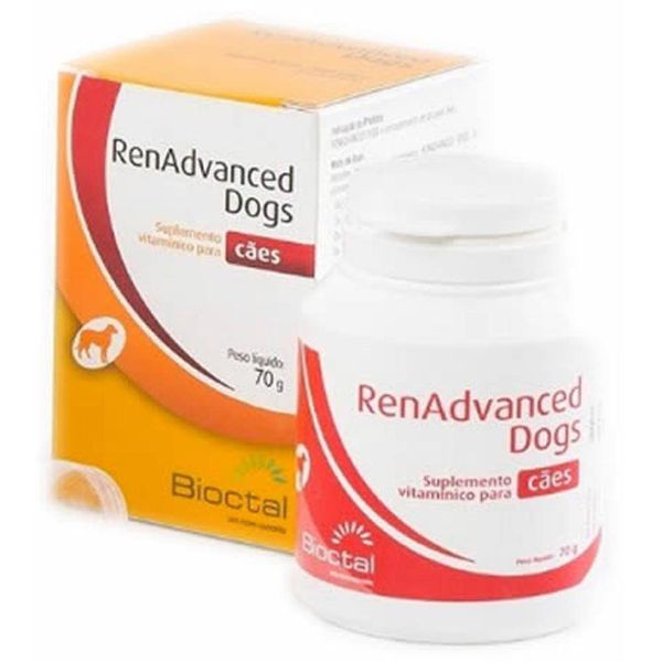 Bioctal Renadvanced Dogs 70g - Suplemento para Cães com Doença Renal