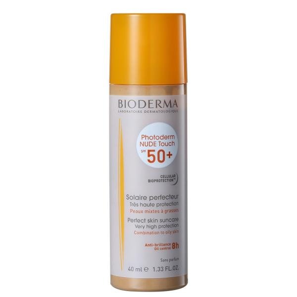 Bioderma Photoderm Nude Touch FPS 50 Dourado - Protetor Solar com Cor 40ml