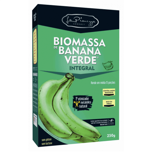 Biomassa de Banana Verde Integral 250G La Pianezza