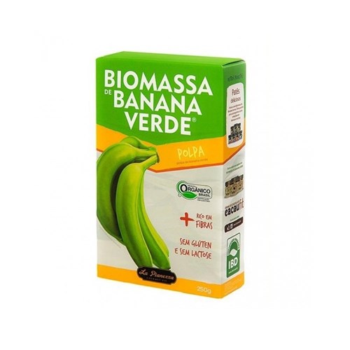 Biomassa de Banana Verde Integral e Orgânica 250Gr - La Pianezza
