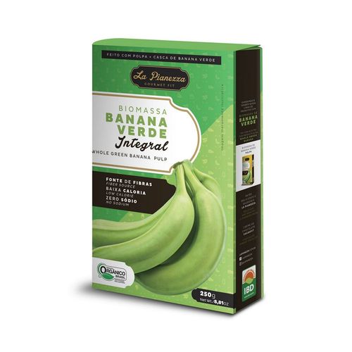 Biomassa de Banana Verde Integral Orgânica La Pianezza 250g