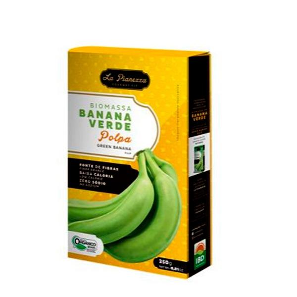 Biomassa de Banana Verde Orgânica Polpa La Pianezza (250g)