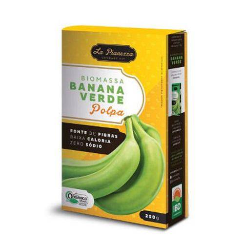 Biomassa de Banana Verde Polpa 250 Gr