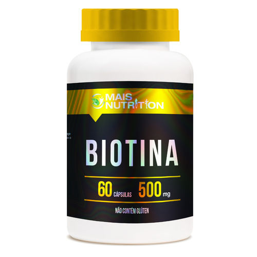 Biotina 500mg 60 Capsulas Mais Nutrition