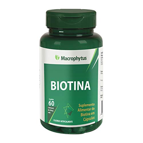Biotina 250mg 60 Cápsulas Macrophytus