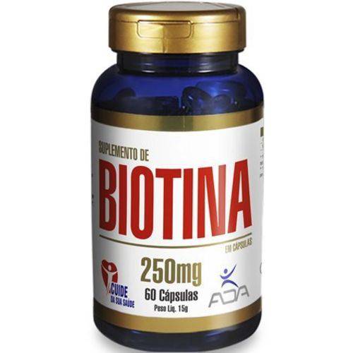 Tudo sobre 'Biotina 60 Cápsulas 250mg Ada'