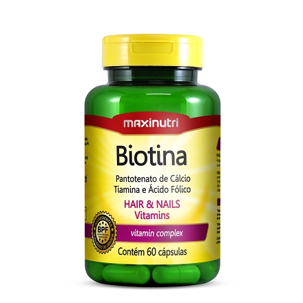 Biotina - Maxinutri - 60 Cápsulas