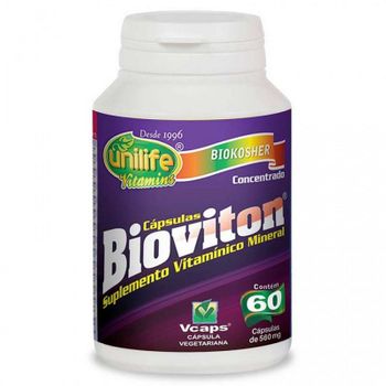 Bioviton Suplemento de Vitaminas e Minerais Unilife 60 Caps