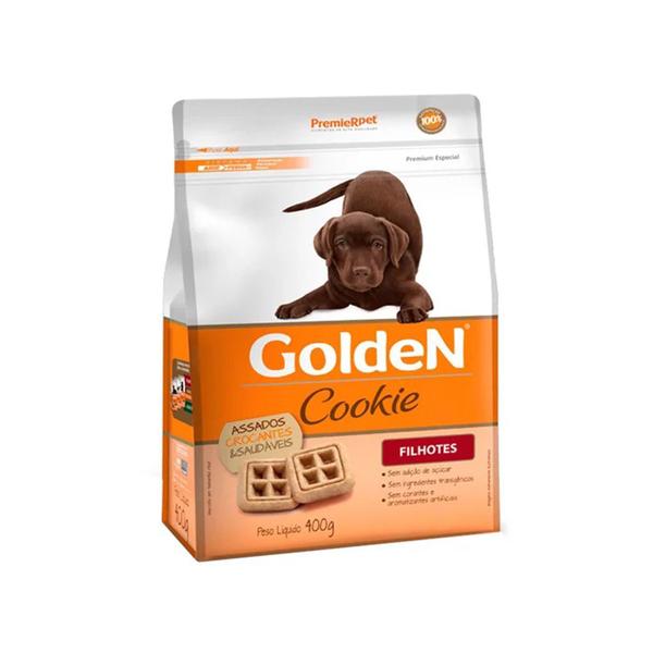 Biscoito Cookie Golden Cães Filhotes 400g