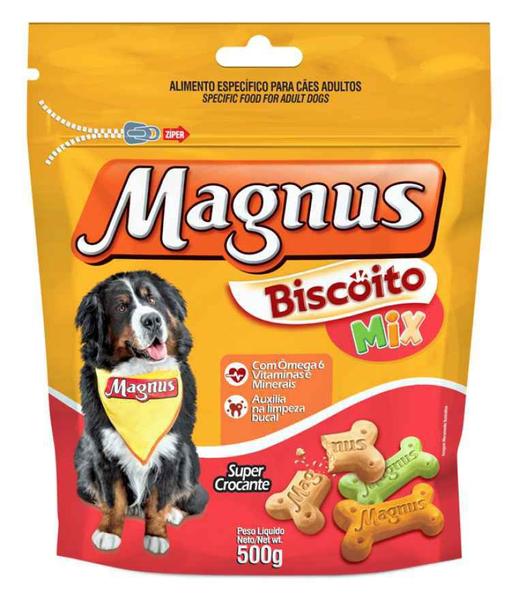 Biscoito Magnus Mix Cães Adultos - 500g