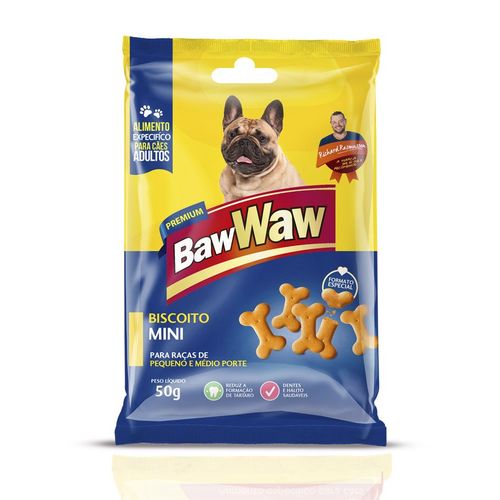 Biscoito Mini para Cães 50g - Baw Waw