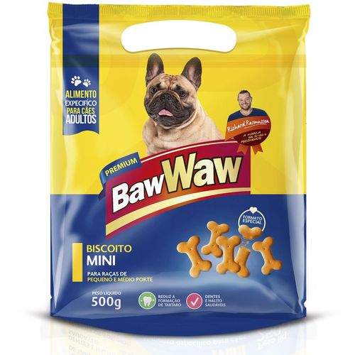 Biscoito Mini para Cães 500 G - Baw Waw