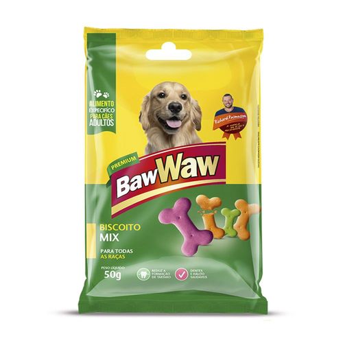 Biscoito Mix para Cães 50g - Baw Waw
