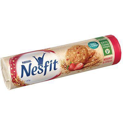 Biscoito Nesfit Morango e Cereais 160g 1 Pacote Nestle