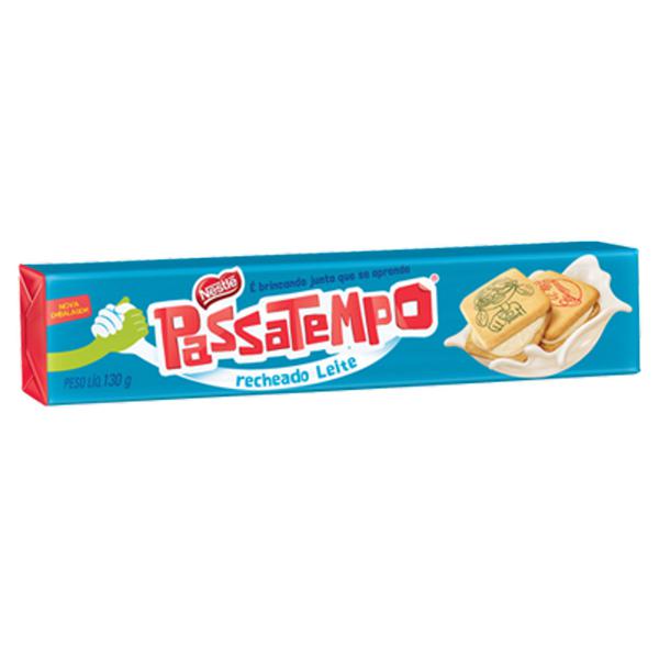 Biscoito Passatempo Recheado Chocolate 130g - Nestlé - Nestle