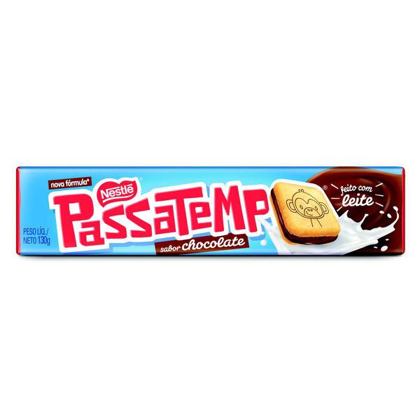 Biscoito Passatempo Recheado Chocolate 130g - Nestlé
