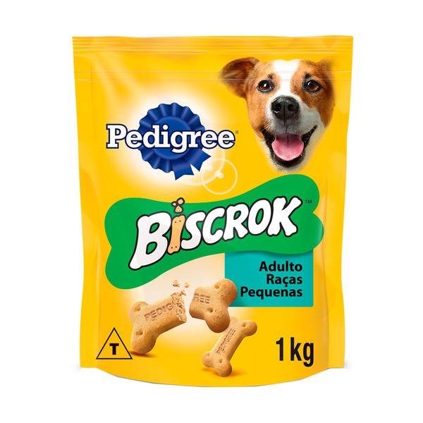 Biscoito Pedigree Biscrok Mini Cães Raças Pequenas - 1kg