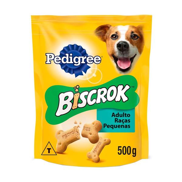 Biscoito Pedigree Biscrok Mini Cães Raças Pequenas - 500g