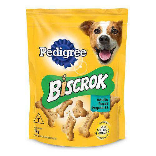 Biscoito Pedigree Biscrok Mini para Cães Adultos de Raças Pequenas - 500g