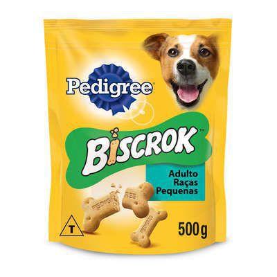 Biscoito Pedigree Biscrok para Cães Adultos de Raças Pequenas