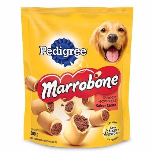 Biscoito Recheado para Cães Pedigree Marrobone 500g