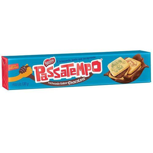 Biscoito Recheado Passatempo Chocolate 130 G - Nestle