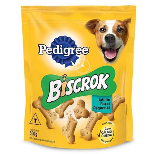 Biscrok Mini Pedigree Biscoito para Cães Adultos de Raças Pequenas-1 Kg