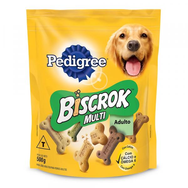 Biscrok Multi Pedigree Biscoito para Cães Adultos-1 Kg