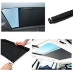 Black Sunroof Sunshade Corn Rolete Cortina para Vw Sharan Tiguan Golf Audi Q5!