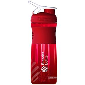 Blender Bottle Sport Mixer 830Ml Vermelha e Branco Vermelha e Branco