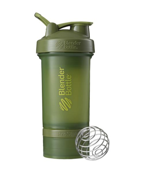 Blender Prostak FullColor - Blender Bottle - 450ml - Verde Militar