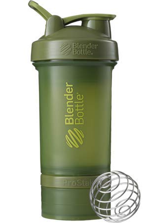 Blender Prostak FullColor - Blender Bottle - 450ml - Verde Militar