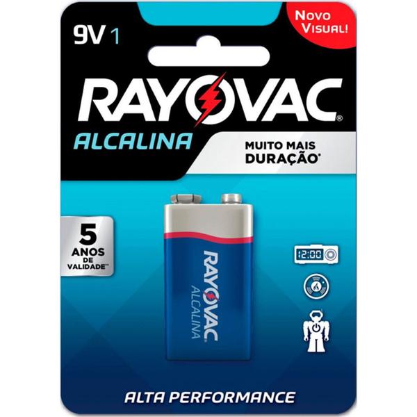 Blister com 1 Bateria Alcalina 9v - 20984 - Rayovac