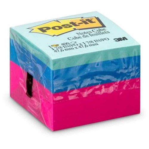 Bloco Adesivo Post-it Cubo Ultra 3M 47,6x47,6mm 400 Folhas 999870