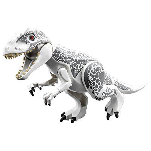 Bloco de Montar Dinossauros Jurassic World Park Minifigures Indominus Rex Compatível LEGO