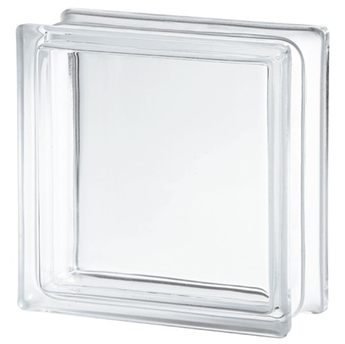 Bloco de Vidro Liso Incolor 19x19x8cm Seves Glass Block